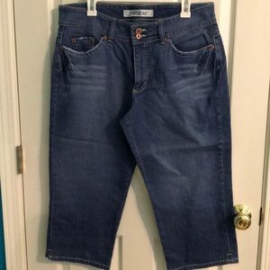 Jean star crop denim jeans size 14